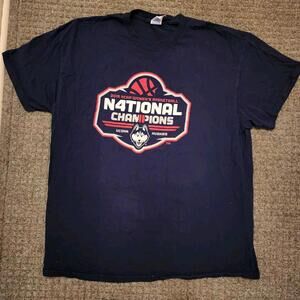 Vntge Blue Uconn Womens Basketball 2016 tournament Champions Sz Xl Shirt cotton